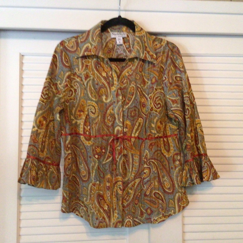 NORTH STYLE/ PAISLEY BLOUSE